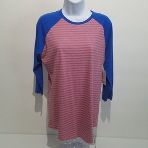 LuLaRoe Randy Womens Top Size Medium Baseball T